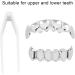 Plating Teeth Brace Brass Serial Number YHYT1046 Silver Teeth Braces Teeth Brace for Halloween Party for Hip Hop Fashion Show for Concert for Birthday Present(Silver) - Buy Online on GoSupps.com