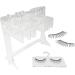 Eyelash Storage - Eyelash Holder Rack Mini Acrylic Eyelash Hanger Rack Lash Organizers and Storage False Eyelash Display Stand Makeup Storage for Women Girls False Eyelashes 10 Hangers Makeup Holder