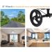 BlessReach Economy Knee Scooter - Steerable Knee Walker for Foot Injuries - Compact Crutch Alternative with Dual Braking System (Black) - Buy Online on GoSupps.com