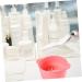 Shineofi 4-Piece Non-Stick Wax Melting Clip & Silicone Container Set - Pink Wax Melting Tools - Heat-Resistant Inner Pot Liners (13x11cm) - Buy Online on GoSupps.com