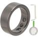 Jeanoko Smart Ring Fitness Monitor | Lightweight Activity Tracker & Body Temperature Heart Rate Monitor for Men - Stainless Steel - Buy Online on GoSupps.com