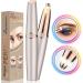 Eyebrows trimmer ladies electrical eyebrow razor: epilator eyebrows for women painless and precisions eyebrow trimmer for woman rose gold