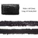 Levylisa Black Sequin Trim Glitter Stretch Paillette Lace Applique - 10 Yards - Buy Online on GoSupps.com