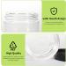 40 Pack 180ml Clear Plastic Jars with Black Lids | Refillable Round Containers for Slime & Beauty Products | Includes Pen & 80 Labels | 6oz - 40 Pack - Buy Online on GoSupps.com