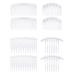2 Seven-Tooth Combs 2 29-Tooth Combs 2 11-Tooth Combs 2 15-Tooth Combs Ladies Hair Comb Slide Rail French Side Comb