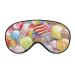 Colorful Spiral Sugar Candy Sweets Sleep Mask for Women Adjustable Sleeping Eye Shades Cover with Elastic Strap