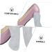 NOLITOY Heel Cups & Inserts for Women | Anti-Drop Cushions for High Heels | 8 Pairs Suede Heel Pads for Pain Relief - Buy Online on GoSupps.com