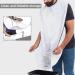 Beard Shaving Catcher Bib with Two Hooks Family's Beard Apron Adjustable Beard Shaving Cape for Shaving & Hair Clippings Keep Hair & Beard Off Clothes and Floor - Buy Online on GoSupps.com