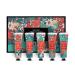 Rustoo hand cream gift set contains 5 fragrances: cherry blossom green tea white lily small daisy freesie nourish and deeply moisten women