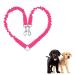 JVHLOV Dog leash for 2 dogs double -leasing 360 rotatable dog leash double dog double leash coach leash for two dogs for small medium and large dogs pink