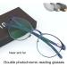 JHDXL +1.5 Stylish Black Reading Glasses - Computer Readers with Spring Hinges for Clear Vision - Buy Online on GoSupps.com