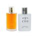 Choco Musk&Acqua For CEO Men s Cologne-Rich Chocolate & Musk Eau De Toilette Long-Lasting Scent Perfume for Men Elegant Bottle 3.4 Fl Oz Fragrance for Refined Occasions Choco Musk&Acqua For CEO 2.53 Fl Oz (Pack of 2)