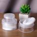 Beatifufu 10 Pcs Transparent Powder Box Travel Powder Case Powder Puff Case Makeup Containers Plastic White - Buy Online on GoSupps.com