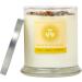 Solar Plexus Chakra Candle | New Moon Beginnings | Aromatherapy & Crystal-Infused Soy Candle | 12oz Dried Flower Candle - Buy Online on GoSupps.com