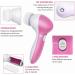 Electric Facial Cleansing Spin Brush Set for Gentle Exfoliation, Blackhead Removal, and Deep Cleansing - Perfect Skincare Gift for Teenage Girls (Pink) - Buy Online on GoSupps.com