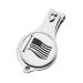 Black & White USA Flag Design Pocket Metal Nail Clipper Bottle Opener with Personalised Engraved Message Presented in a Velvet Pouch