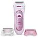 Brown Silk- pil 5360 Women's Electric Shaver - 3-in-1 Razor Trimmer & Peeling System - Wet & Dry - Perfect Gift for Women - Pink - Buy Online on GoSupps.com
