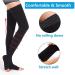 Ztl Thigh High Compression Stockings 30-40 mmHg Black - 2X-Large, Open Toe - 1 Pair - Buy Online on GoSupps.com