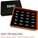 Morchic Hematite Stone Rings for Anxiety Balance Root Chakra - Pack of 20 Mixed Size 6mm Plain Band Rings for Women, Men, and Unisex - Buy Online on GoSupps.com