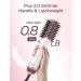 PLAVOGUE Dual Voltage Hair Dryer Brush | 100M Ionic Volumizer | White-Pink - Perfect for International Shipping - Buy Online on GoSupps.com