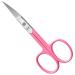 K-Pro - Nail Scissors for Fingernails - Professional for Men and Women - Curved (Pink)