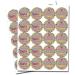 Polka Dot Kraft Happy Birthday Hot Cocoa Bomb Sticker Labels - 40 2 Circle Stickers by AmandaCreation - Buy Online on GoSupps.com