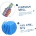 VINTORKY Drills Tool Manicure Accessories Manicure Supplies Manicure Art Drill Bits Manicure Drill Bits Cuticle Pusher Set Women's Tungsten Steel Nail 5.4x1.2cm Colorful - Buy Online on GoSupps.com