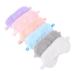 minkissy 6pcs Rabbit Fur Blackout Sleeping Glasses Eye Mask Facial Mask Nap Blindfolds Airplane Eye Shade Adjustable Eye Plush Sleep Masks Plush Sleeping Masks Faux Rabbit Fur Eye Patches