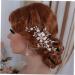 DOITOOL 1 Pc Combs Tiara Hair Comb Crystal Headpiece Comb for Bridal Rhinestone Hair Clip Bridal Headpiece Rhinestone Headpiece Rhinestone Comb Bride Comb Headgear Pearl Accessories - Buy Online on GoSupps.com