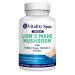 Vitality Span Lions Mane Supplement Capsules - Mushrooms Extract 1 400mg with Chaga Maitake Reishi & Shiitake Mushrooms Pure Fruiting Body Nootropic Focus Brain Cognitive Support 120 Veg Caps