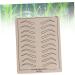 Angoily 6 Sheets Eyebrow Microblading Keychain Pouch Eyebrow Training Skin Practice Skin 6 Pcs As Shown - Buy Online on GoSupps.com