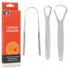Premium Stainless Steel Tongue Cleaner & Scraper | Portable Metal Tongue Brush for Bad Breath Reduction | LNHGH - Buy Online on GoSupps.com