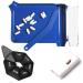 Pill Counter Tray Kits 3 Pack Left Handed Pill Counting Tray with Spatula x 1 Small Weekly Pill Organizer x 1 Pill Splitter Cutter x 1 Blue - Left Handed