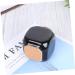 PLAFOPE Medicine Cup Liquid Powder Container Cork Jar Wooden Cap Ceramic Lid Clear Dappen Makeup Containers Art Small Travel Pill Container Practical Empty Bottle Nail Bamboo Accessories 7.50X5.50X5.50CM Black - Buy Online on GoSupps.com