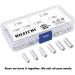 Hilitchi 600 Pcs 6 Sizes Single Barrel Crimp Sleeves Aluminum Connector Kit for Fishing Line - 1.0, 1.2, 1.4, 1.6, 1.8 & 2mm Dia - Buy Online on GoSupps.com