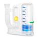 Lung Exerciser Device Breathing Trainer - 6000ML Inhale Volume Measurement Equipped with Ball Flow Rate Indicator & Scale Indicator