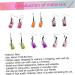1 Pair Ear Dangle Funny Earbob Drop Earrings for Women Earings for Women Pendant Fruit Red Girl 4.5X0.8cm Purple - Buy Online on GoSupps.com