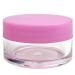 Beauticom 12PC Clear Jars Set - 20G/20ML with Pink Lids for Lotions Creams & Makeup - BPA Free Ideal for International Shipping - Buy Online on GoSupps.com
