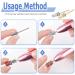 Mesee 2 Pieces Nail Sanding Bands Mandrel Bit Set 2.35mm Shank Easy-Off E-file Nail Drill Mandrel Bits for 6.5mm Small Sanding Bands Acrylic Gel Nails Manicure and Pedicures Care - Buy Online on GoSupps.com