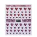 Hot Nail Art Decorations DIY Manicure Nail Stickers Self Adhesive Decals 3D Colorful Heart Love(DP1175)
