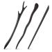 3 Pieces Wood Hair Sticks Japanese Hair Chopsticks Pencil Hair Sticks Chopstick Hair Clip for Buns Hair Pins Ebony Hair Chopsticks for Women Girls Hair Accessory  3 Styles