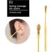Ear Wax Removal Rust Proof Ear Spoon Spiral for Kids for Adults for Children for Parents - Buy Online on GoSupps.com