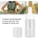Empty Bottle Portable Mousse Foaming Empty Bottle Foaming Containers Refillable Sample Storage Bottle Compact Travel Size 100ml (WeiÃ (Pumpenkopf)) - Buy Online on GoSupps.com