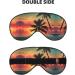 Tropical Beach Palm Tree Print Eye Mask - Soft Sleep Mask for Travel & Naps - Unisex Sleep Eyeshade - Buy Online on GoSupps.com