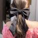 Beaupretty Black Hair Bow Clips Satin Hair Bows Large Hair Bow Clips Big Bow Barrettes Bow Hair Clips Hair Bows for Women Girls for Christmas New Year Daily Wear - Buy Online on GoSupps.com