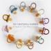 Hevea Pacifier 2-Pack - Natural Rubber Maya Blue & Thunder Grey | Eco-Friendly Star & Moon + Duck Design (3 Months+) - Buy Online on GoSupps.com