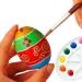 15Pcs Unpainted Wooden Fake Easter Eggs for Children DIY Crafts and Kitchen Decor - Encourages Hens to Lay Eggs - 15 Wood Eggs - Buy Online on GoSupps.com