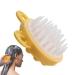 Shampoo brush hair-head skin-scrubber massage device-silicone shampoo brush silicone headscarf massager shampoo brush for children adults ladies and men's storaffy
