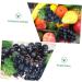 Artibetter 12 Pcs Artificial Bunch of Grapes Faux Greenery Garland Greenery Wreath Mini Decor Shop Window Decoration Lifelike Wet Grape Clusters Simulation Fake Grape Fake Grape Models Starch Blackx2pcs 10X14CMx2pcs - Buy Online on GoSupps.com