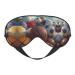 Sports Ball Print Double-Sided Eye Mask Soft and Light Blocking for Enhancing Sleep Quality